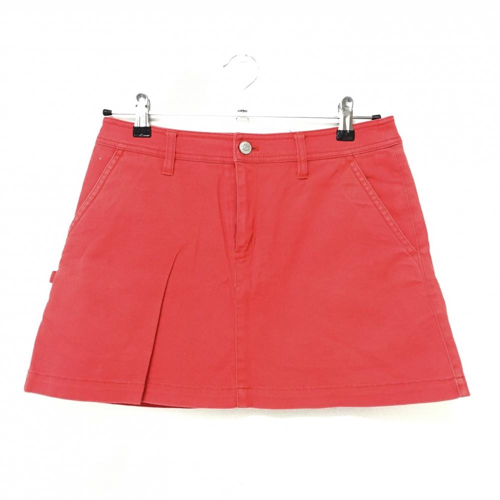ジャックバニー スカート レッド バックロゴ ストレッチ  レディース 1(M) ゴルフウェア Jack Bunny