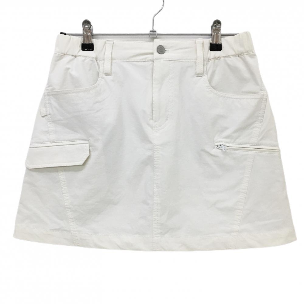 ジャックバニー スカート 白 複数ポケット 内側インナーパンツ レディース 2 ゴルフウェア Jack Bunny
