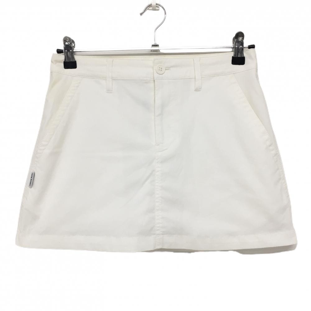 ジャックバニー スカート 白 ストレッチ 内側インナーパンツ レディース 1(M) ゴルフウェア Jack Bunny