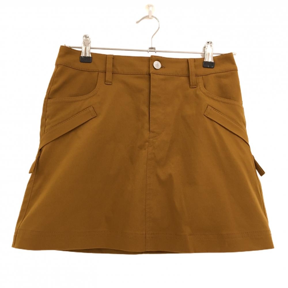 【超美品】ジャックバニー スカート ブラウン ストレッチ 内側インナーパンツ ウエスト レディース 0(S) ゴルフウェア Jack Bunny