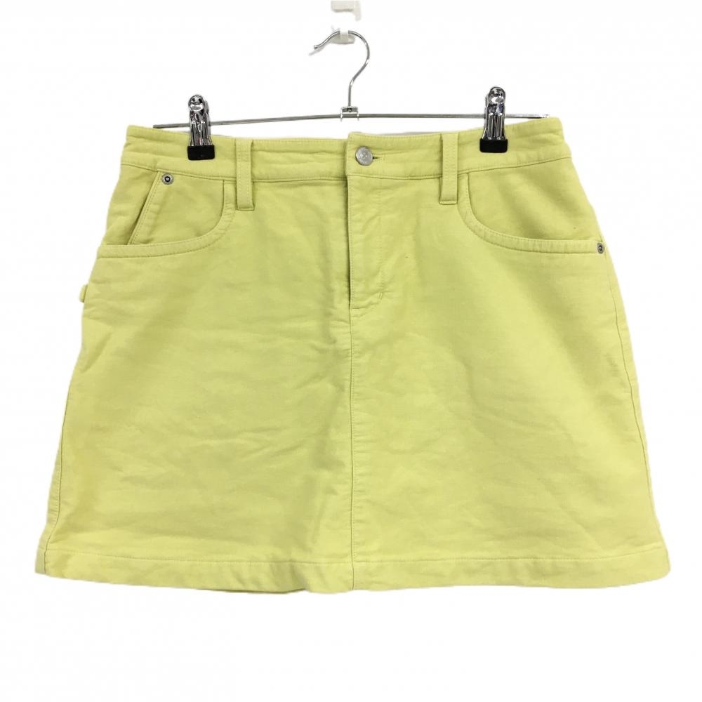 ジャックバニー スカート イエロー 裏微起毛 内側インナーパンツ レディース 2(L) ゴルフウェア Jack Bunny
