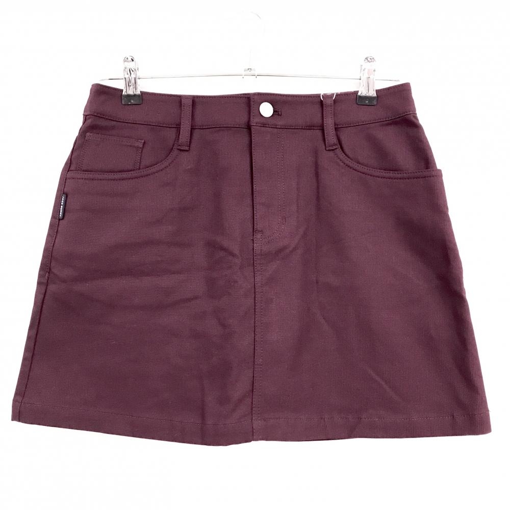 【新品】ジャックバニー スカート ボルドー 裏起毛 THERMOLITE 内側インナーパンツ レディース M ゴルフウェア Jack Bunny