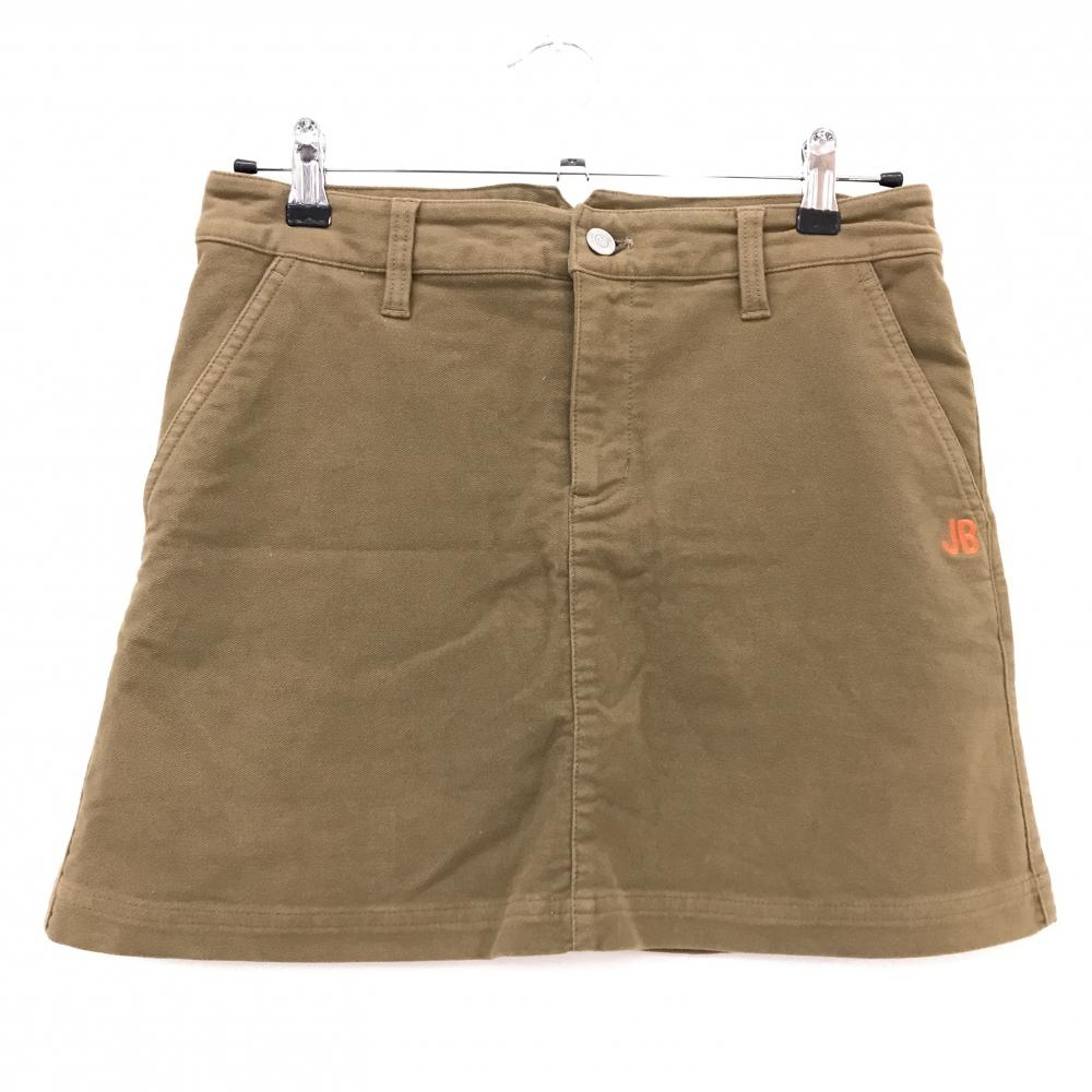 ジャックバニー スカート ブラウン ロゴ刺しゅう 内側インナーパンツ  レディース 1(M) ゴルフウェア Jack Bunny