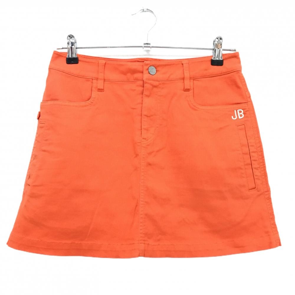 ジャックバニー スカート オレンジ ストレッチ  レディース 1(M) ゴルフウェア Jack Bunny