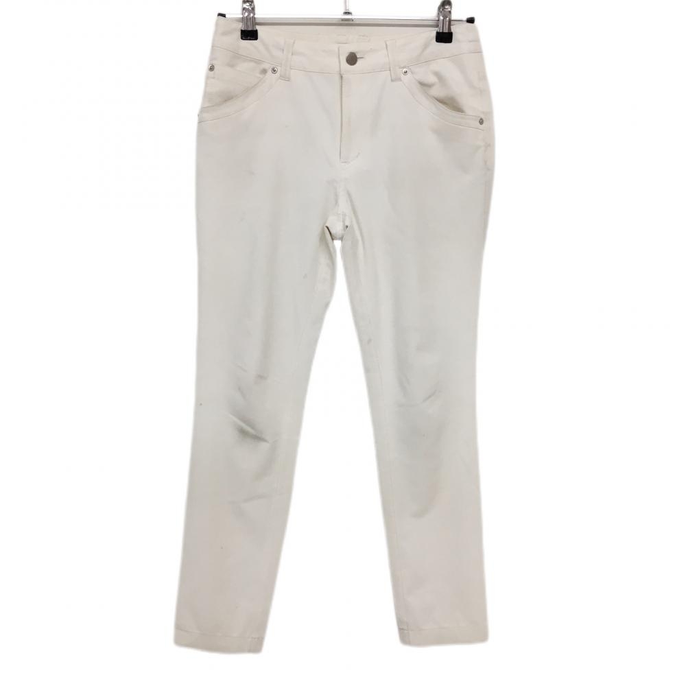 ジュンアンドロペ パンツ 白 シンプル レディース S ゴルフウェア JUN＆ROPE