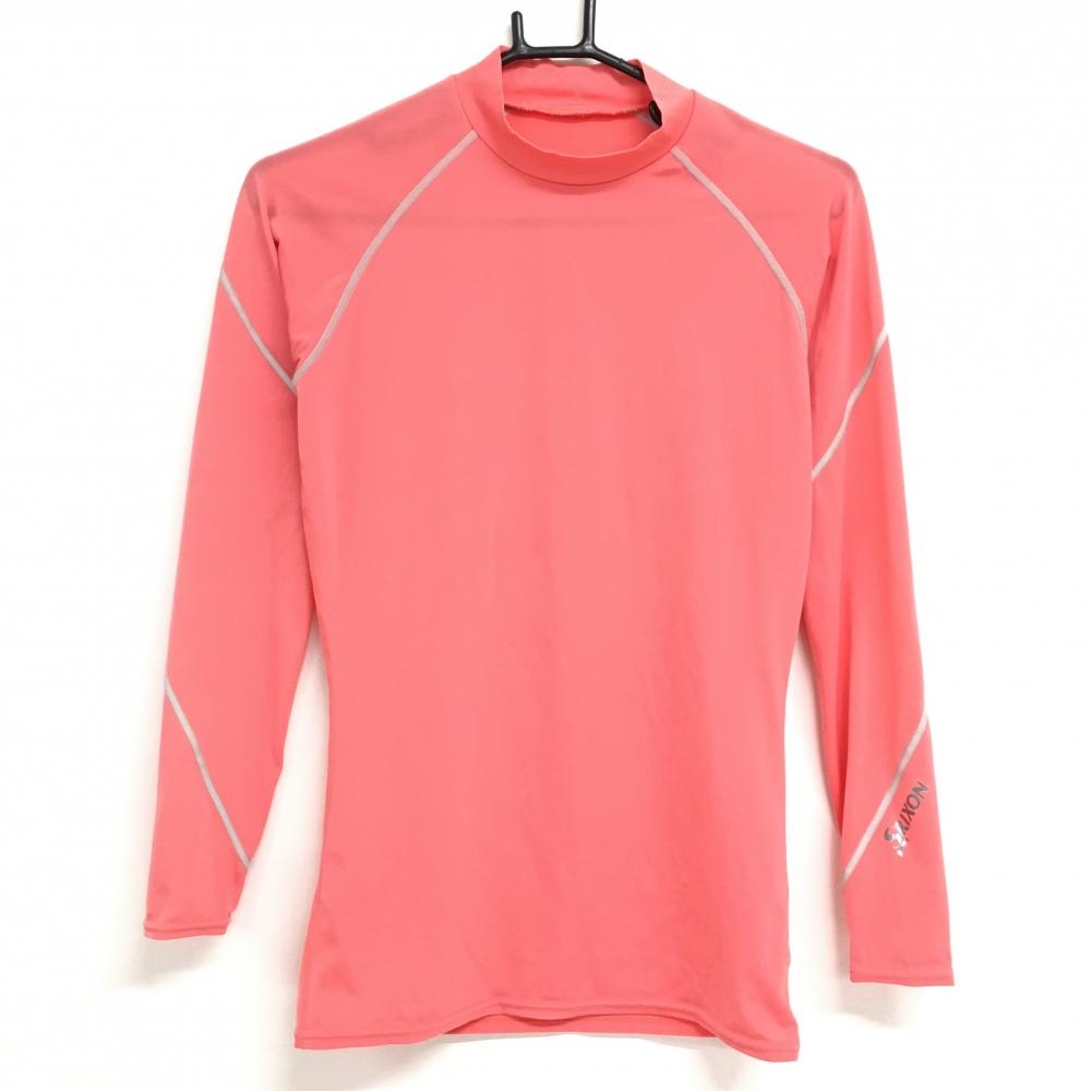【美品】スリクソン インナーシャツ サーモンピンク  レディース M ゴルフウェア SRIXON