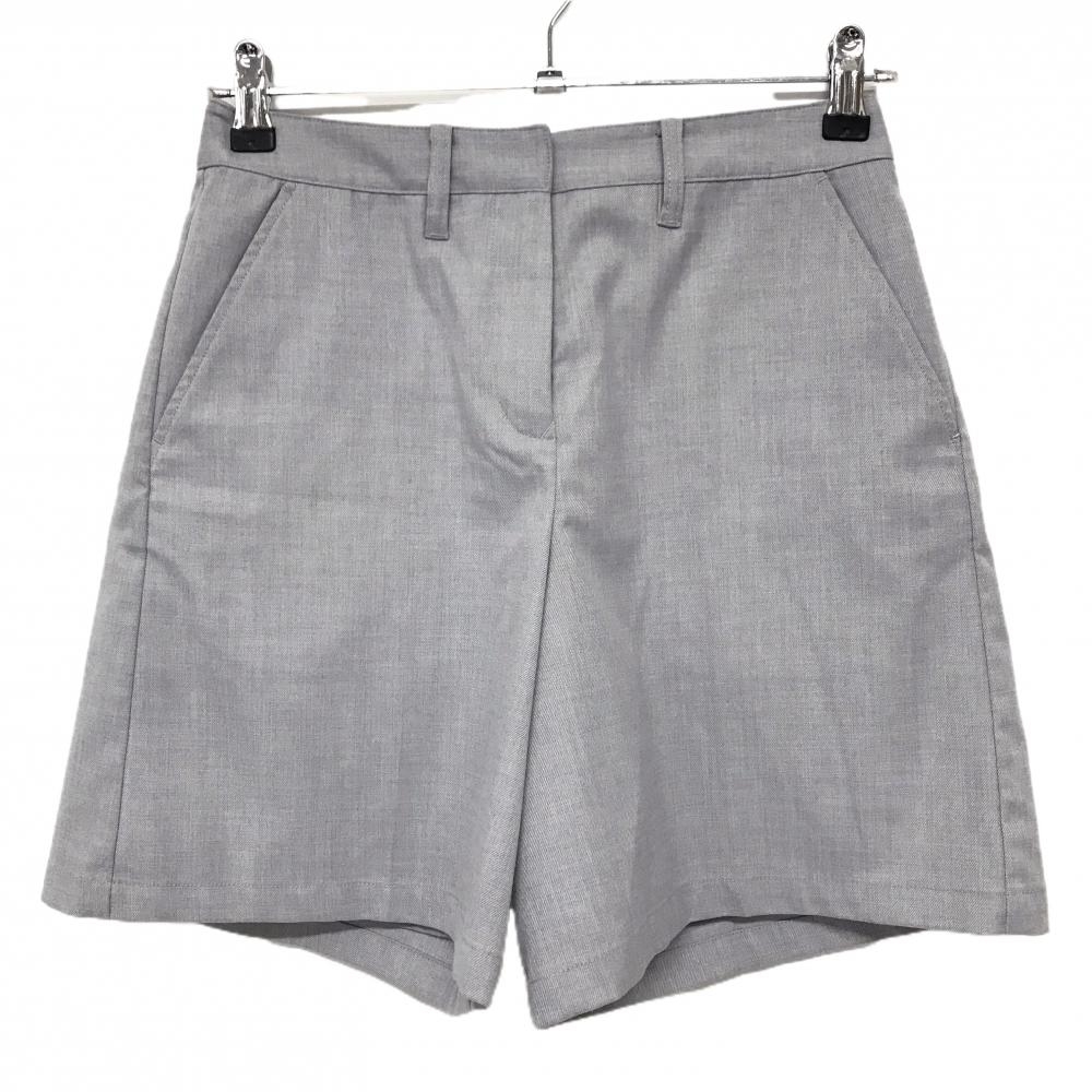 【超美品】タイトリスト キュロットスカート グレー シンプル 裏地付  レディース S ゴルフウェア TITLEIST