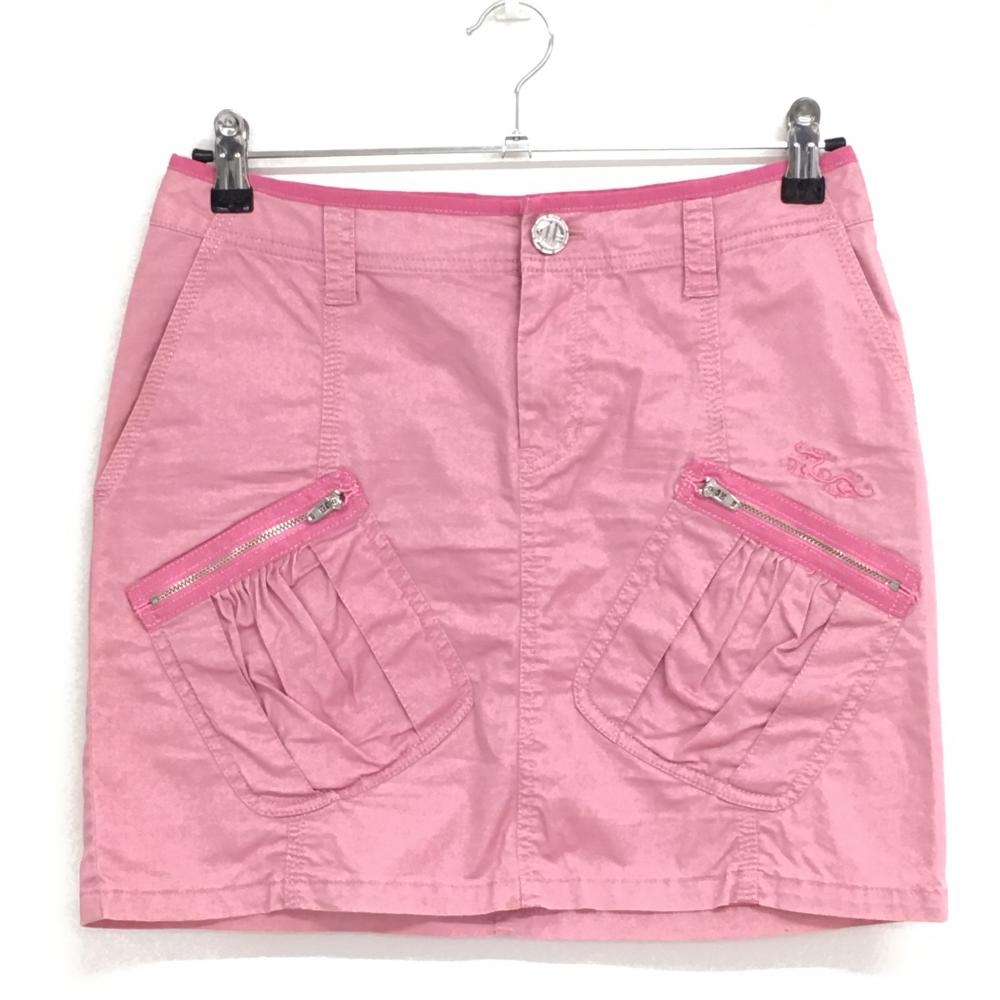 ダンスウィズドラゴン スカート ピンク レディース 2(M) ゴルフウェア Dance With Dragon