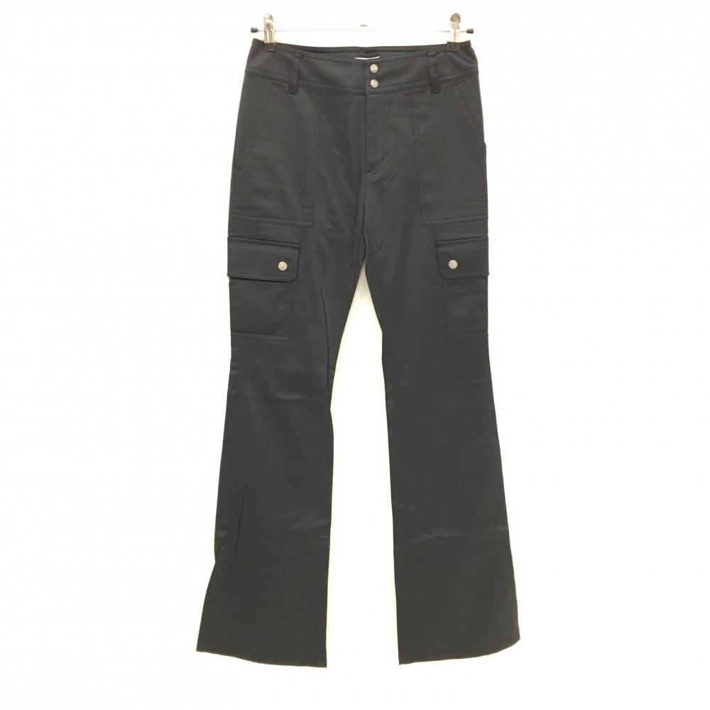 【美品】ティゴラ カーゴパンツ 黒 ストレッチ レディース 9(M) ゴルフウェア TIGORA