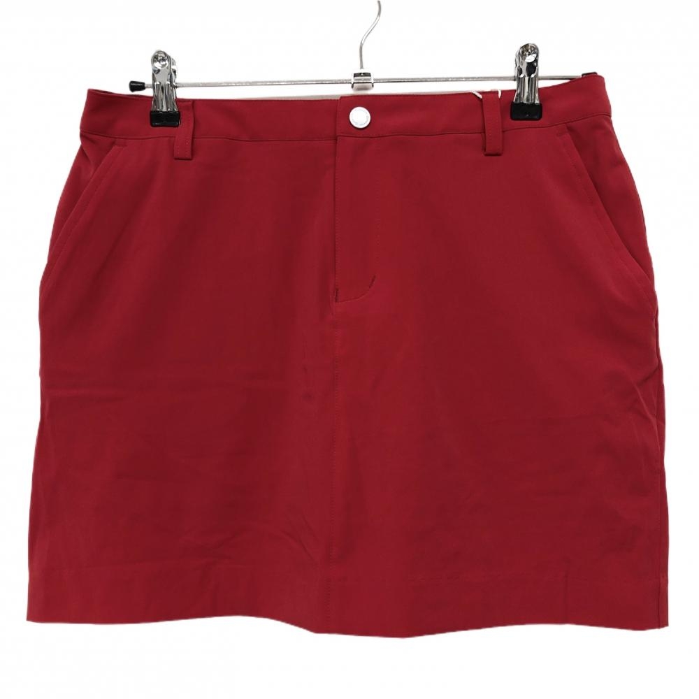 【新品】テーラーメイド ストレッチスカート レッド 撥水 内側インナーパンツ レディース L ゴルフウェア TaylorMade