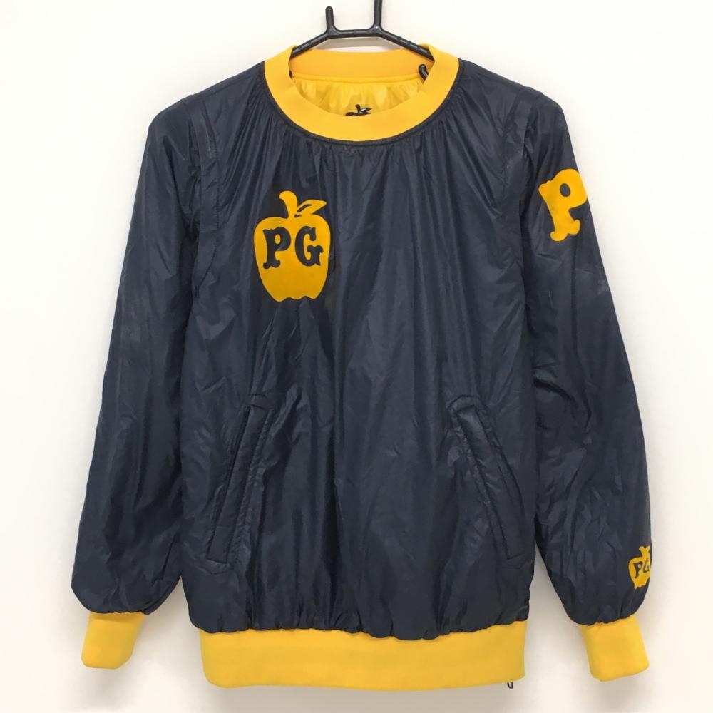 パーリーゲイツ 中綿リバーシブルスニード ネイビー×オレンジ 4WAY 袖着脱可 レディース 0(S) ゴルフウェア PEARLY GATES