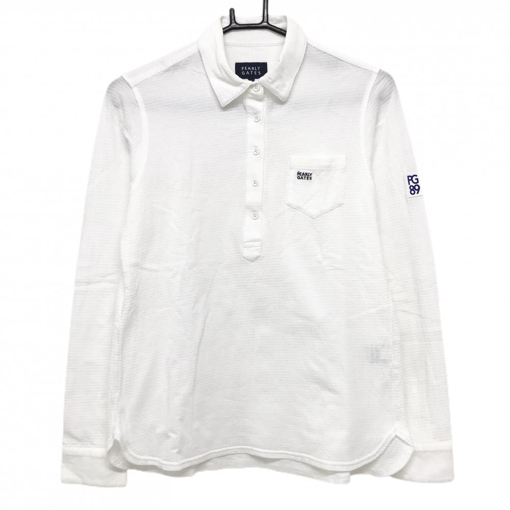 【美品】 右袖口汚れ レディース 2(L) ゴルフウェア 2024年モデル PEARLY GATES