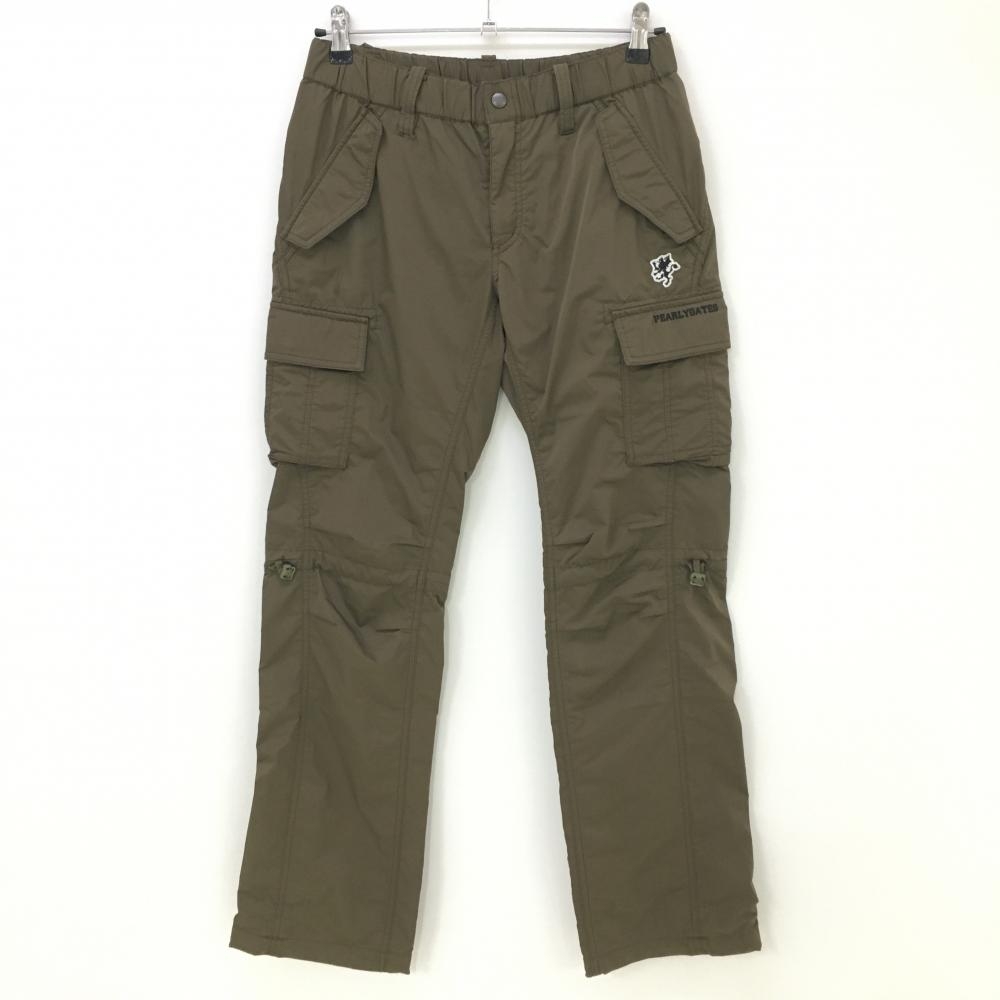パーリーゲイツ カーゴパンツ ブラウン パーリーゲイツ カーゴパンツ ブラウン 複数ポケット レディース 1(M) ゴルフウェア PEARLY GATES