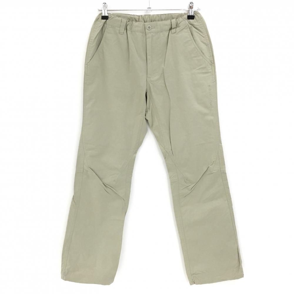 【美品】パーリーゲイツ パンツ ライトカーキ 裾ドローコード レディース 1(M) ゴルフウェア PEARLY GATES