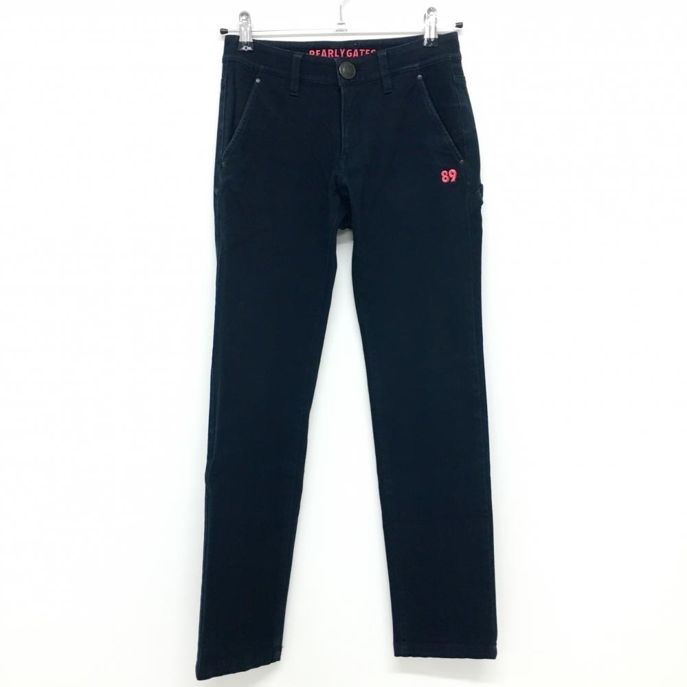 パーリーゲイツ パンツ ネイビー ストレッチ ティー装着可 レディース 00(XS) ゴルフウェア PEARLY GATES