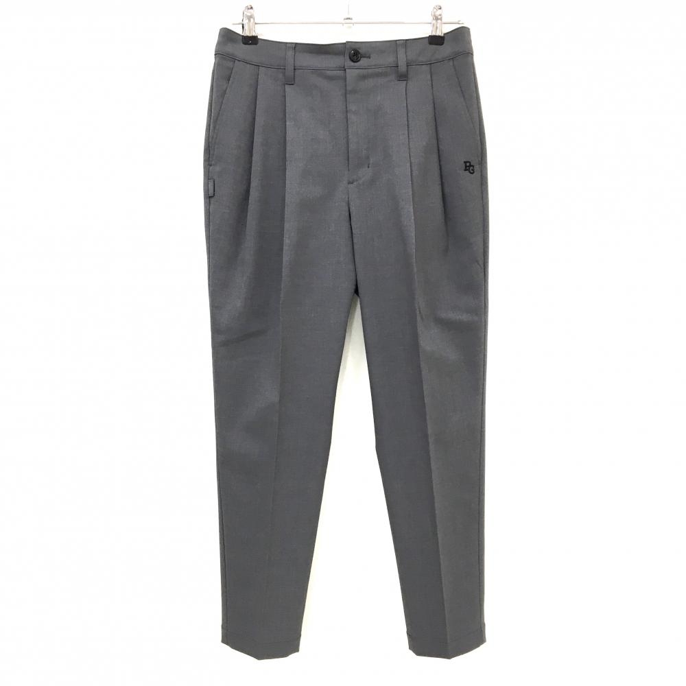 【超美品】パーリーゲイツ パンツ グレー ストレッチ 2タック  レディース 1(M) ゴルフウェア 2024年モデル PEARLY GATES