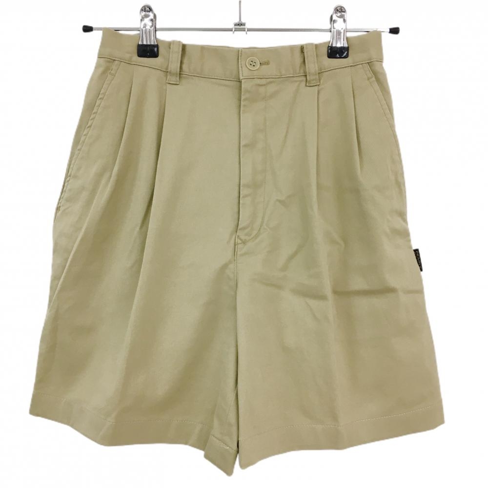 【美品】パーリーゲイツ ハーフパンツ ベージュ コットン混 ストレッチ  レディース 1(M) ゴルフウェア PEARLY GATES