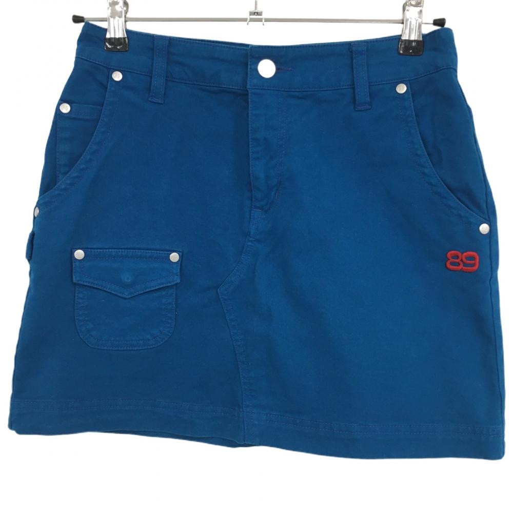 パーリーゲイツ スカート ブルー サクランボ刺しゅう  レディース 0(S) ゴルフウェア PEARLY GATES