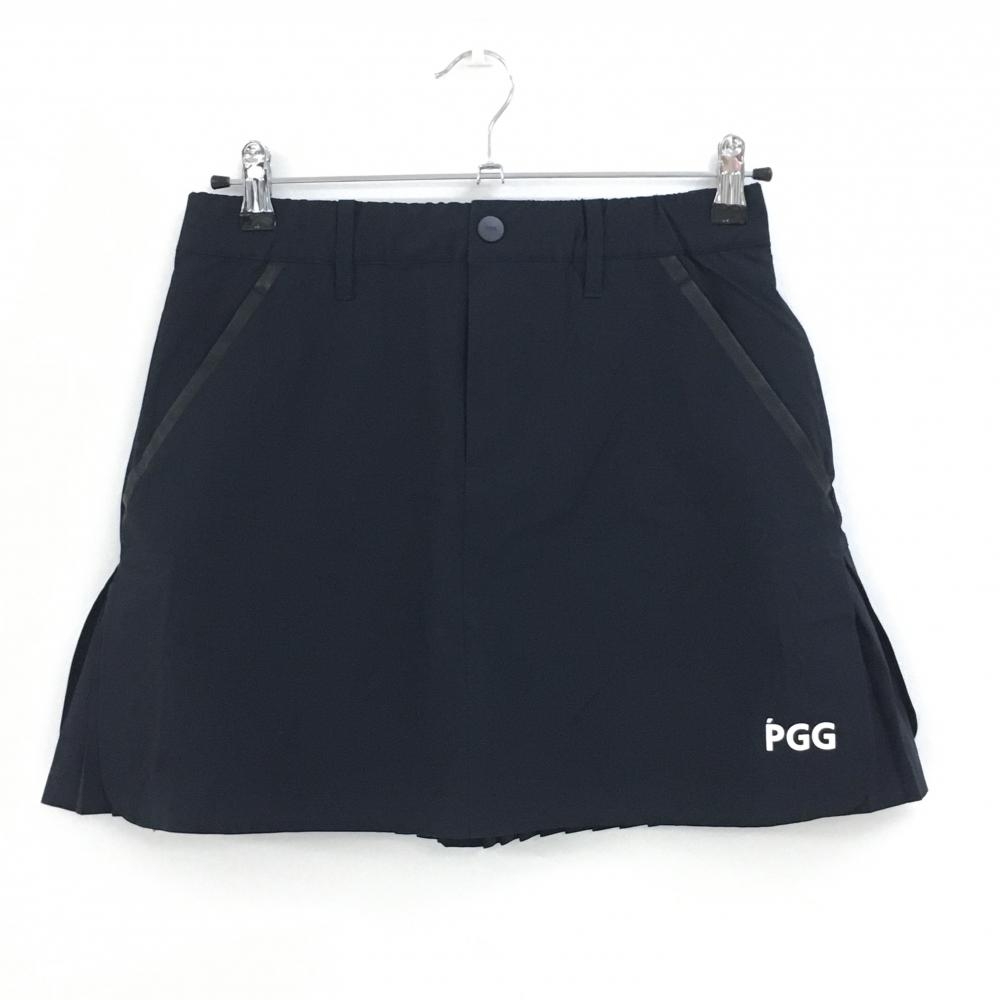 【新品】PGG パーリーゲイツ スカート ネイビー 後裾プリーツ 裏地メッシュ レディース 1(M) ゴルフウェア 2023年モデル PEARLY GATES