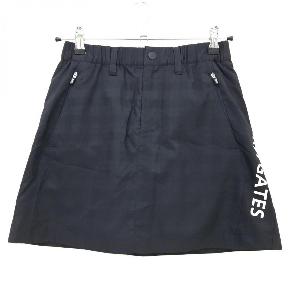 【新品】パーリーゲイツ スカート 黒 チャック 蓄熱裏地 サーモトロン ラジポカ レディース 00(XS) ゴルフウェア PEARLY GATES