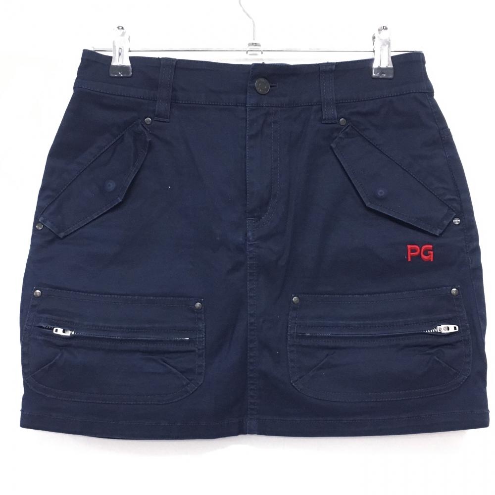 パーリーゲイツ スカート ネイビー 複数ポケット レディース 00(XS) ゴルフウェア PEARLY GATES
