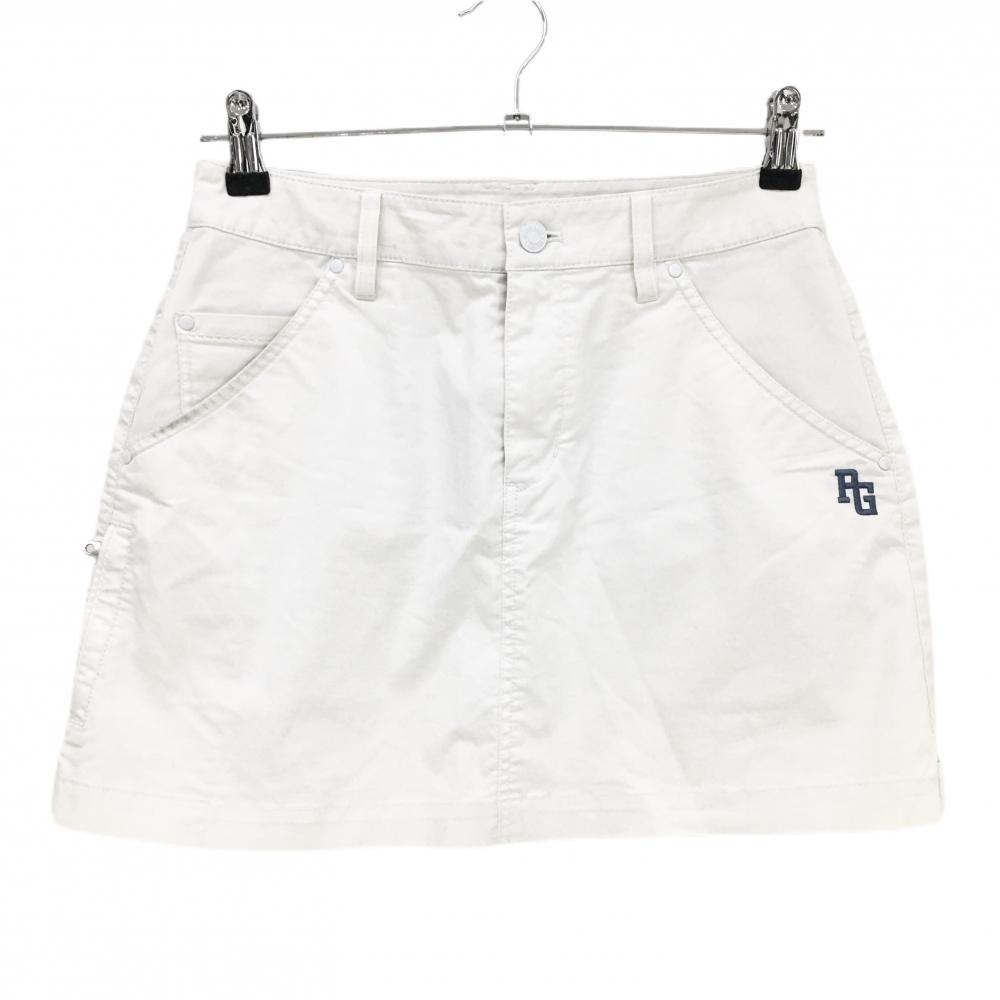 パーリーゲイツ スカート 白 ストレッチ  レディース 0(S) ゴルフウェア PEARLY GATES