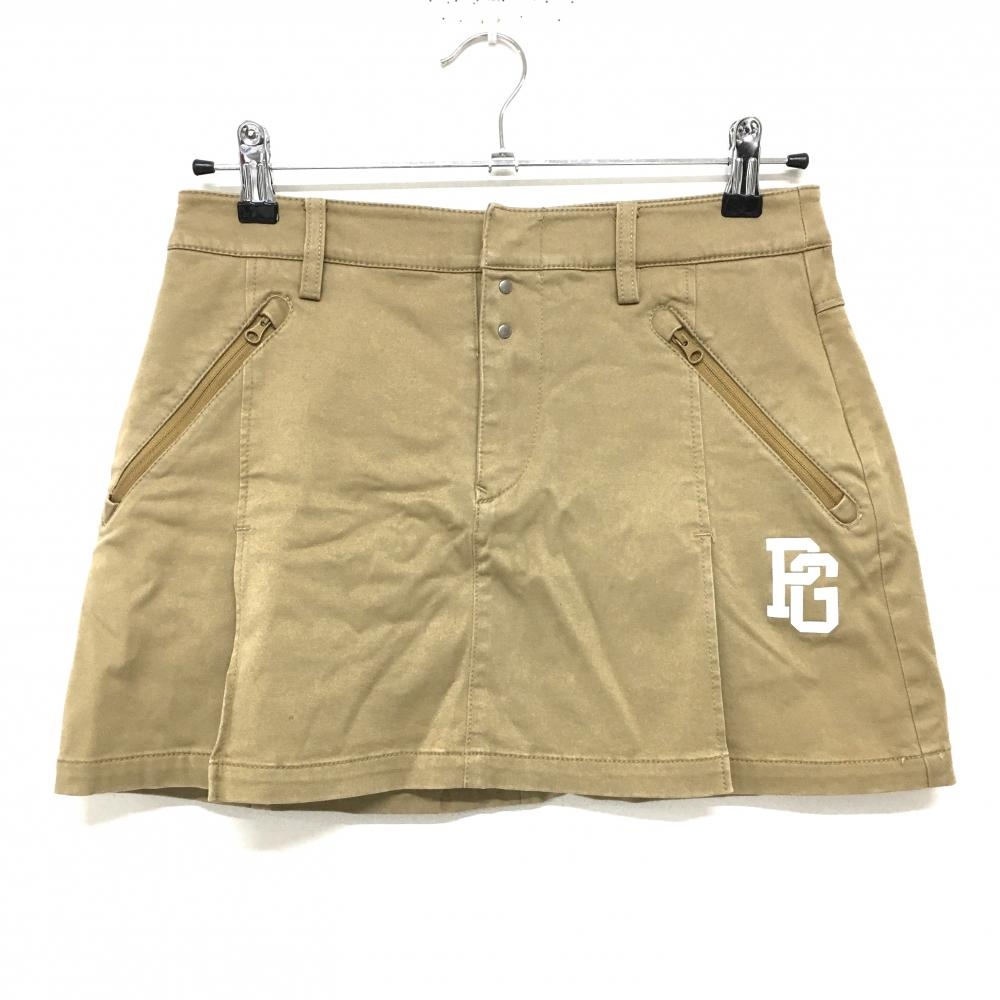 パーリーゲイツ スカート ライトブラウン ストレッチ レディース 1(M) ゴルフウェア PEARLY GATES