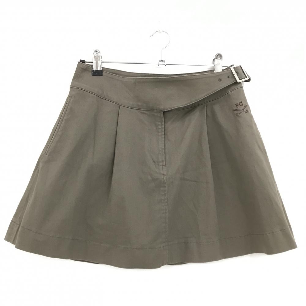 パーリーゲイツ フレアスカート カーキ ストレッチ  レディース 1(M) ゴルフウェア PEARLY GATES