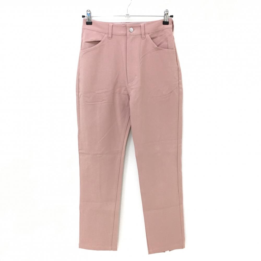 【超美品】ビームスゴルフ×Dickies ストレッチパンツ スモーキーピンク 無地 レディース 30 ゴルフウェア BEAMS GOLF