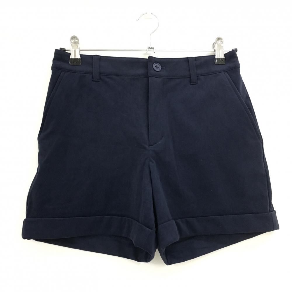【新品】ビームスゴルフ ショートパンツ ネイビー スエード調  レディース M ゴルフウェア 2023年モデル BEAMS GOLF