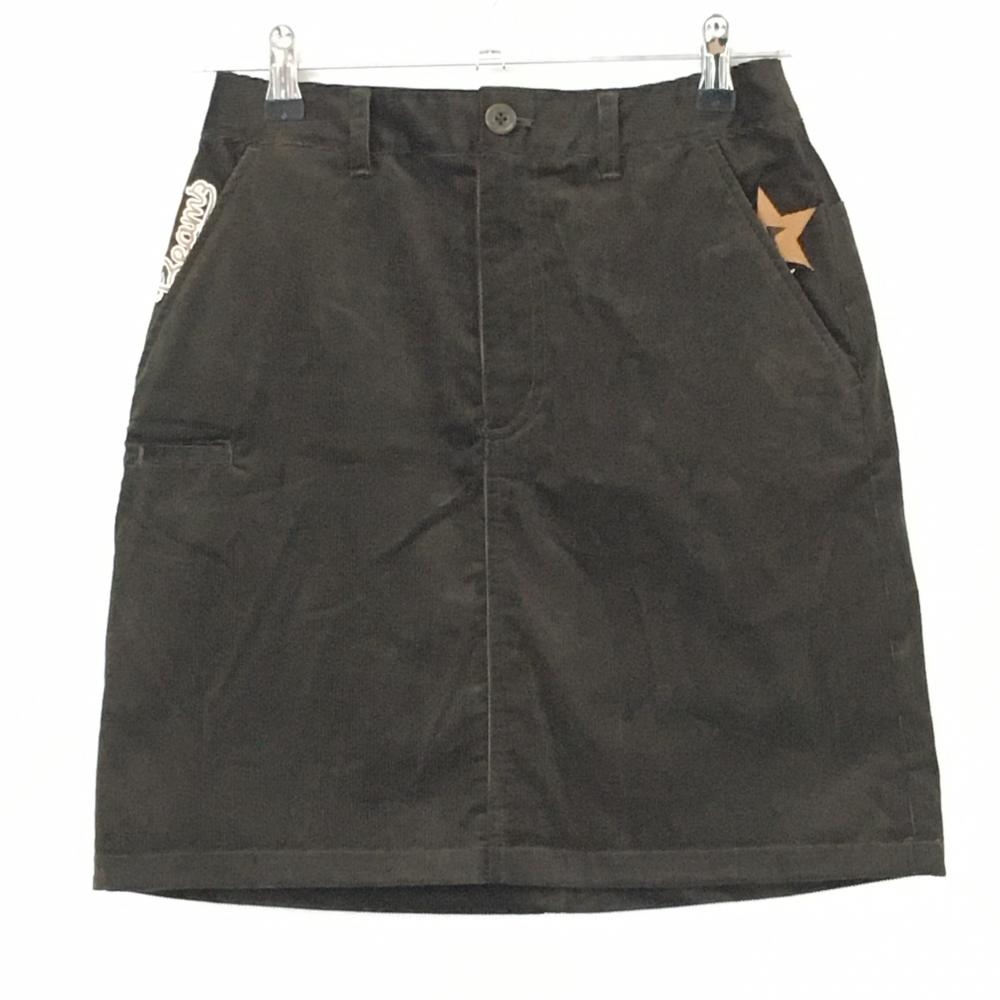 【新品】ビームスゴルフ コーデュロイスカート ブラウン ストレッチ スターフラッグ レディース M ゴルフウェア 2023年モデル BEAMS GOLF