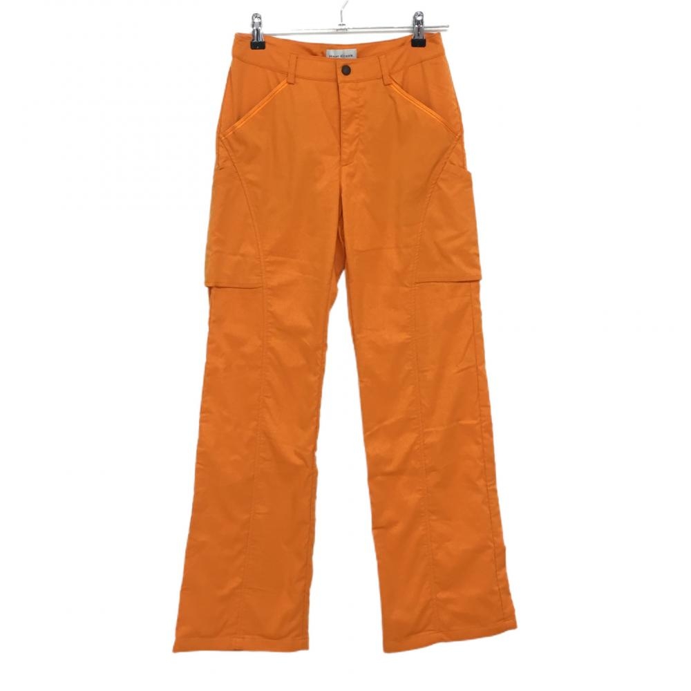 ヒールクリーク パンツ オレンジ 複数ポケット レディース 40(M) ゴルフウェア Heal Creek