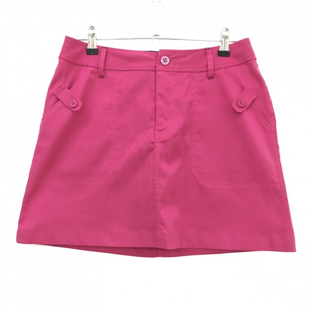 【超美品】ビバハート スカート ダークピンク ストレッチ  レディース 42(L) ゴルフウェア VIVA HEART