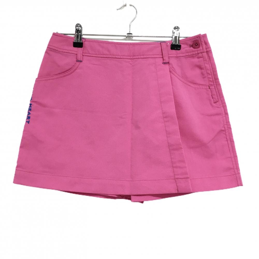 【新品】ビバハート キュロットスカート ピンク 撥水 ストレッチ レディース 40 ゴルフウェア VIVA HEART