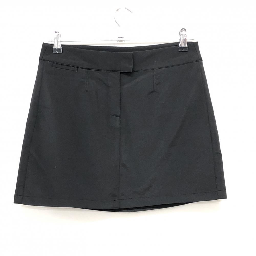 プーマ スカート 黒 地模様 内側インナーパンツ レディース L ゴルフウェア PUMA