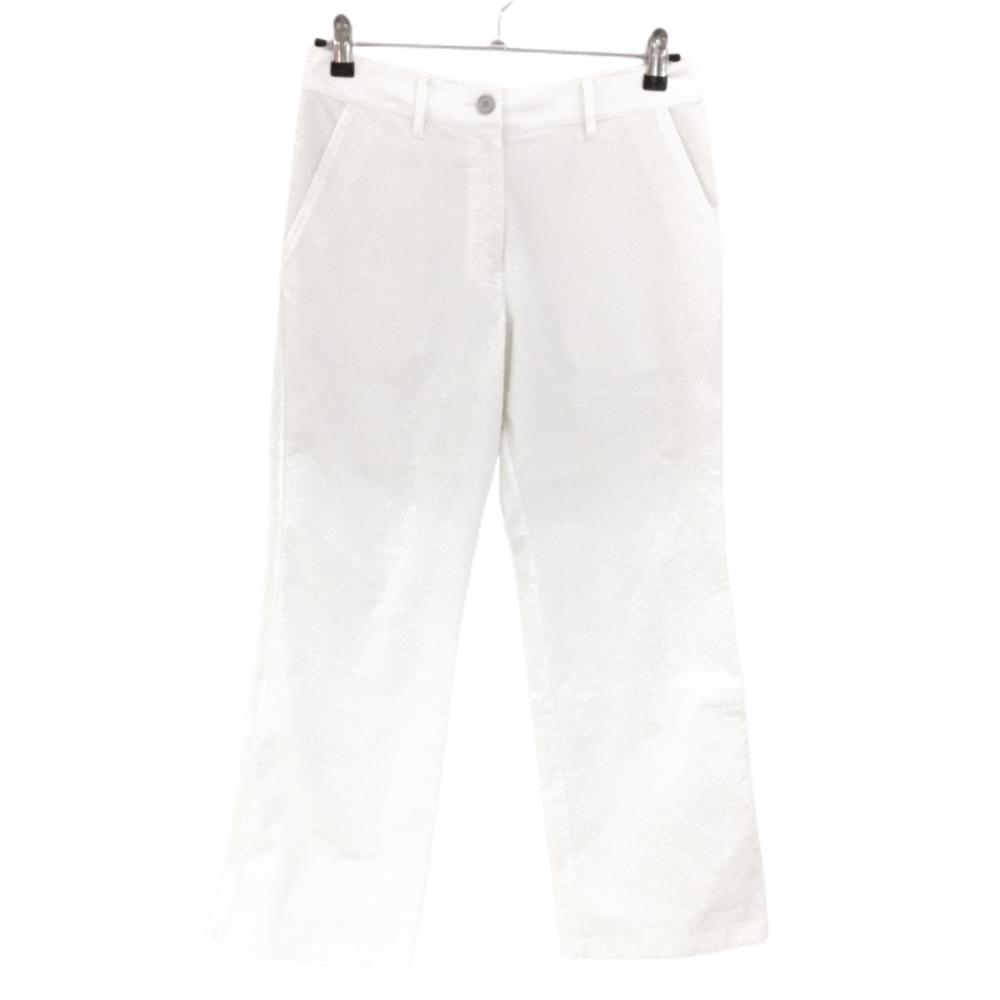 【超美品】ホンマ パンツ 白 サイドライン レディース 11 ゴルフウェア HONMA