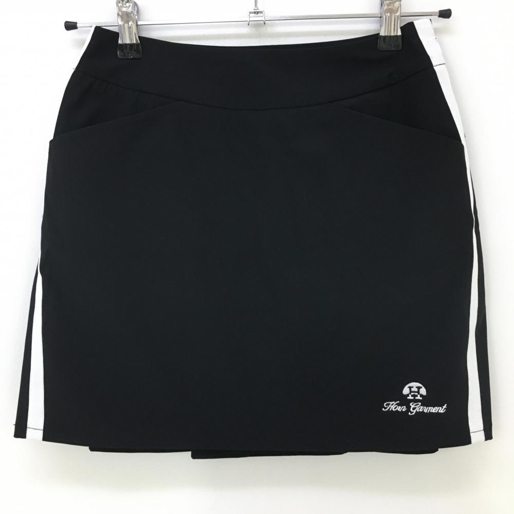 【超美品】ホーンガーメント スカート 黒×白 サイドライン マークアンドロナ レディース 36 ゴルフウェア 2022年モデル MARK＆LONA 画像