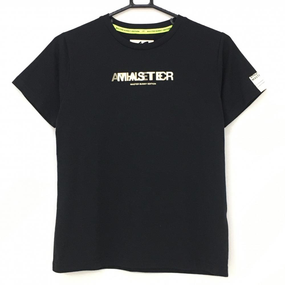 【美品】マスターバニー Tシャツ 黒 プリント  レディース 1(M) ゴルフウェア MASTER BUNNY EDITION 画像