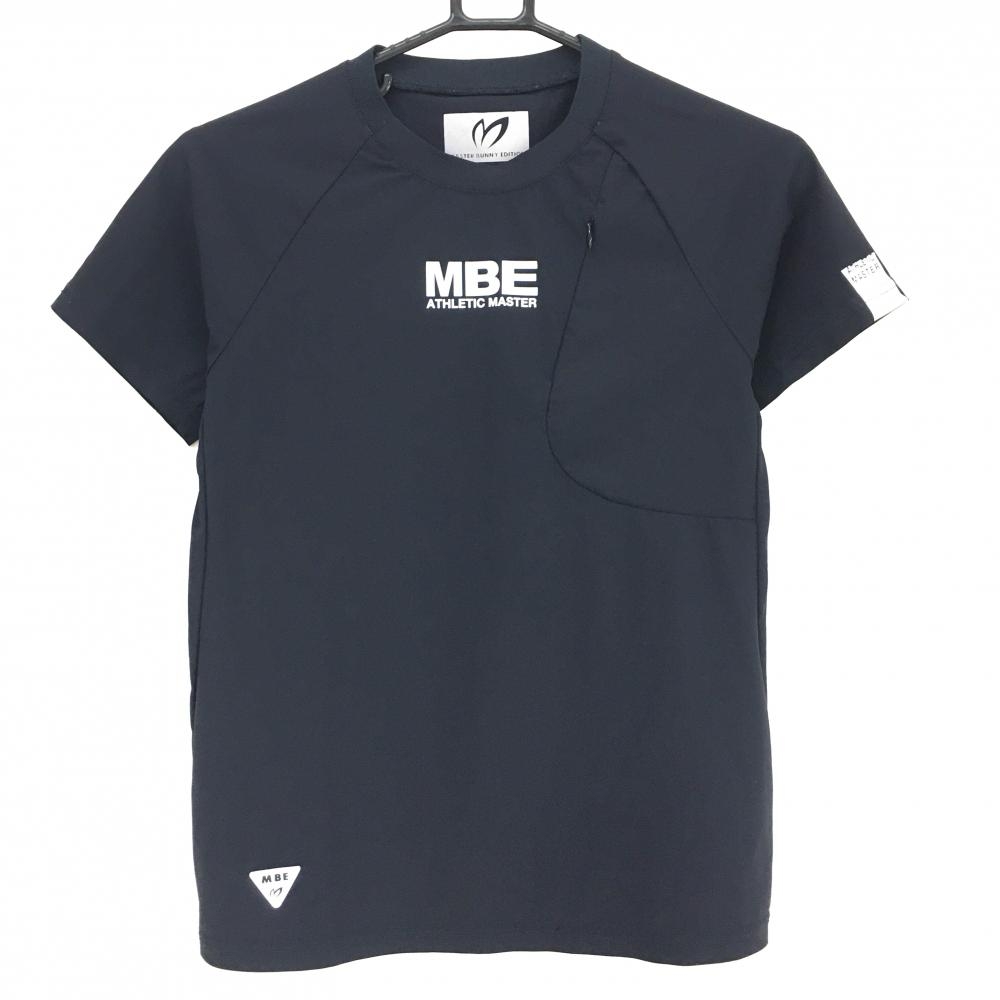 【超美品】マスターバニー Tシャツ ネイビー ストレッチ インナー ATHLETIC MASTER レディース 0(S) ゴルフウェア MASTER BUNNY EDITION