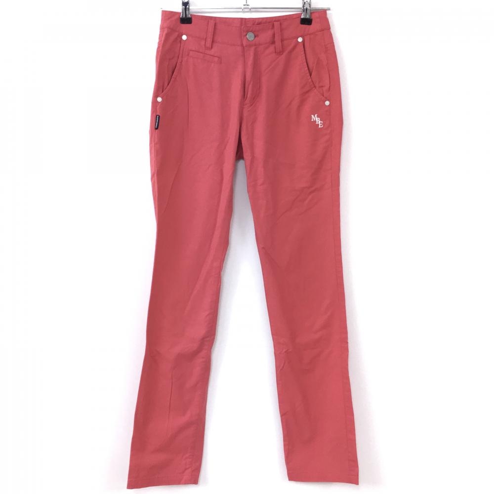 マスターバニー パンツ ピンク×白 シンプル ストレッチ レディース 0 ゴルフウェア MASTER BUNNY EDITION