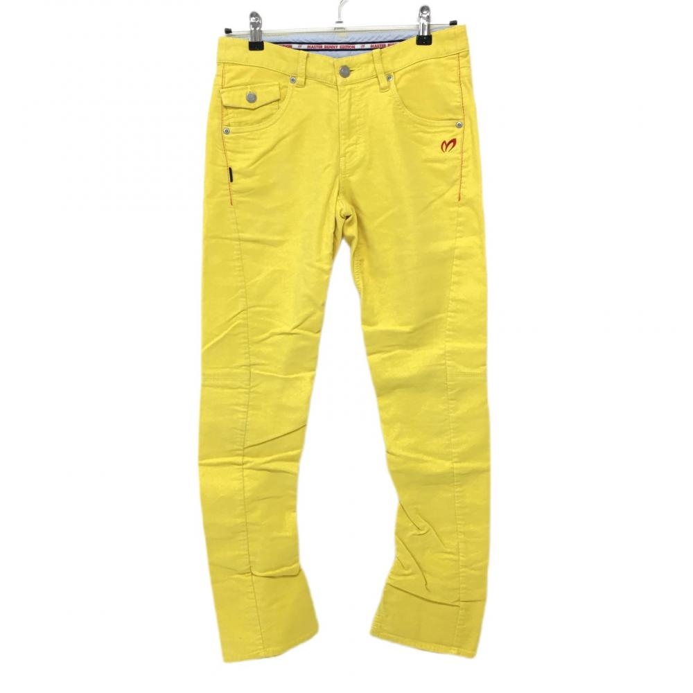 マスターバニー パンツ イエロー×レッド ストレッチ  レディース 0(S) ゴルフウェア MASTER BUNNY EDITION