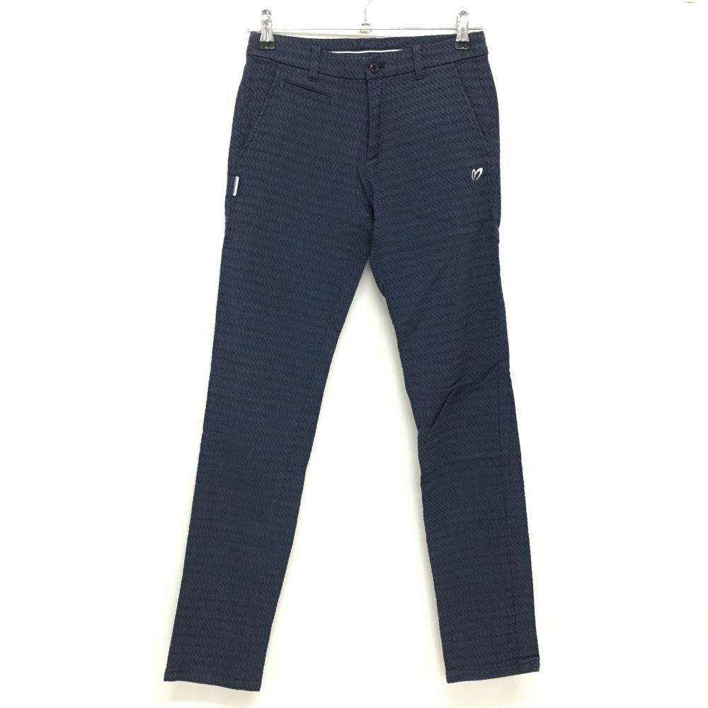 マスターバニー パンツ ネイビー 織生地 ストレッチ  レディース 0(S) ゴルフウェア MASTER BUNNY EDITION