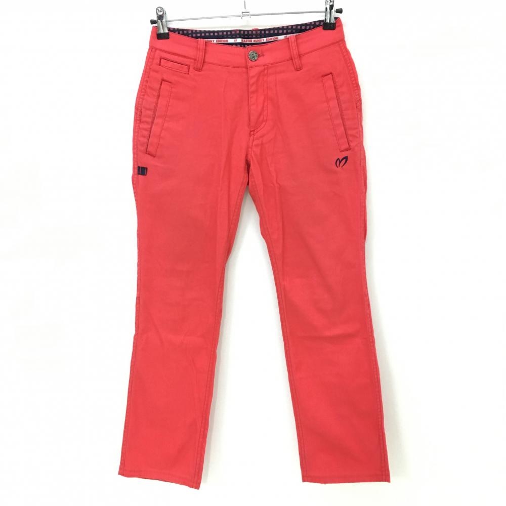 マスターバニー パンツ レッド ロゴネイビー ティー装着可 レディース 00(XS) ゴルフウェア MASTER BUNNY EDITION