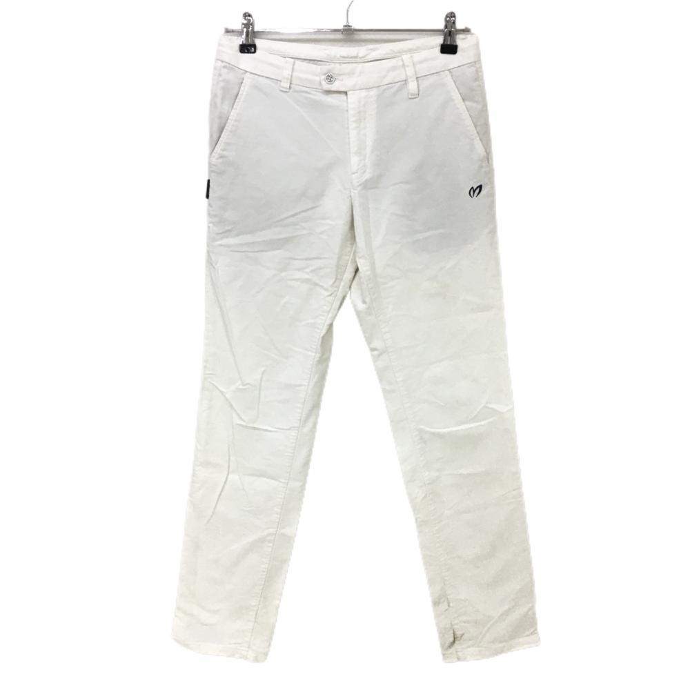 マスターバニー パンツ 白×ネイビー ロゴ刺しゅう レディース 1(M) ゴルフウェア MASTER BUNNY EDITION