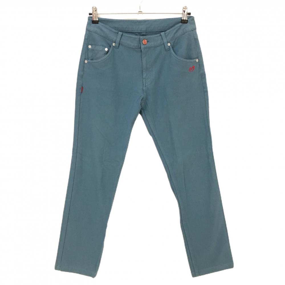 マスターバニー パンツ ブルーグリーン ストレッチ レディース 1(M) ゴルフウェア MASTER BUNNY EDITION