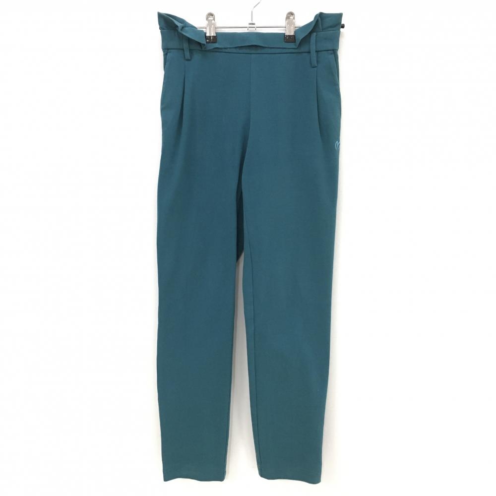 マスターバニー パンツ ブルーグリーン系 ウエストゴム ストレッチ  レディース 0(S) ゴルフウェア MASTER BUNNY EDITION