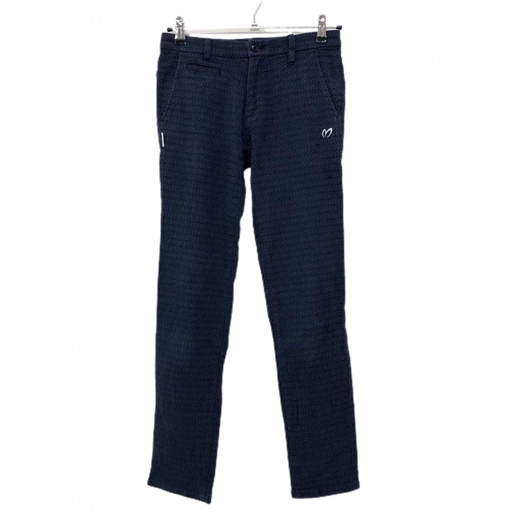 マスターバニー パンツ ネイビー 織生地 コットン混 レディース 0(S) ゴルフウェア MASTER BUNNY EDITION