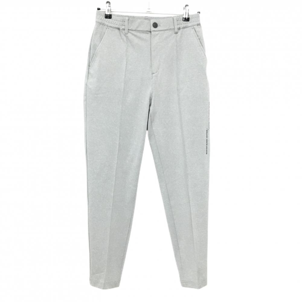 【新品】マスターバニー パンツ 杢グレー ストレッチ ウエスト一部ゴム  レディース 1(M) ゴルフウェア 2024年モデル MASTER BUNNY EDITION