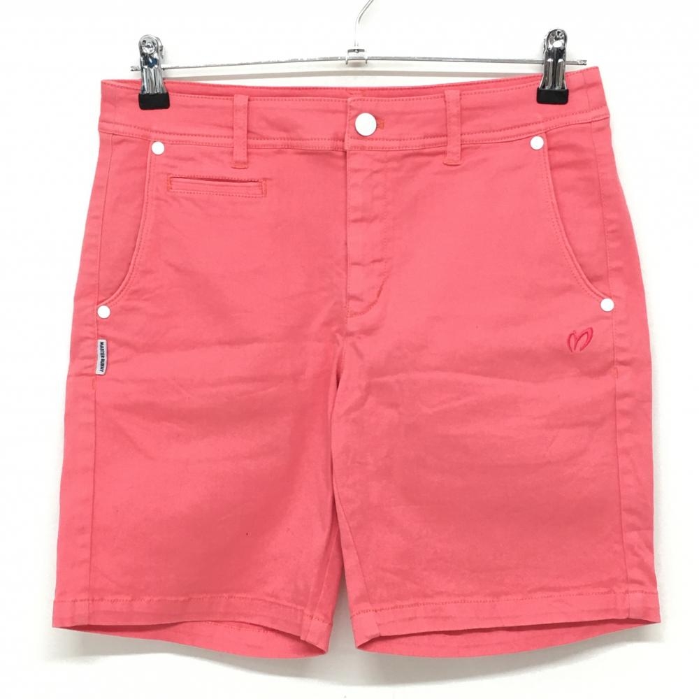 マスターバニー ハーフパンツ サーモンピンク 無地 レディース 1(M) ゴルフウェア MASTER BUNNY EDITION