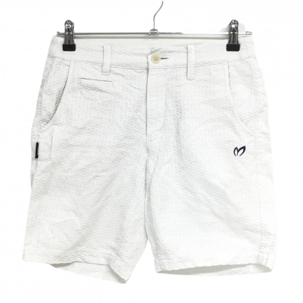 マスターバニー ショートパンツ 白 地模様総柄 レディース 0(S) ゴルフウェア MASTER BUNNY EDITION